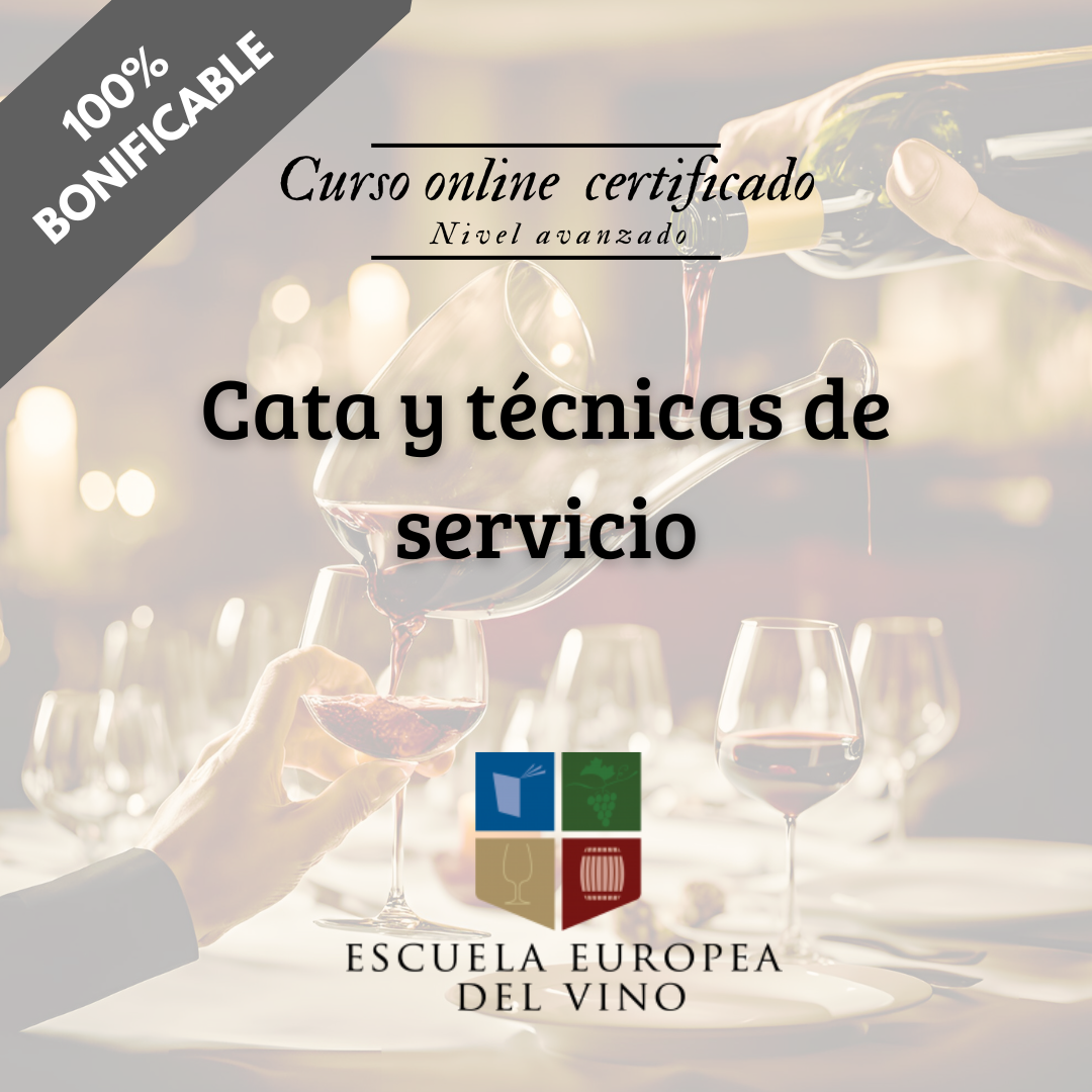 Cata de vinos y técnicas de servicio
